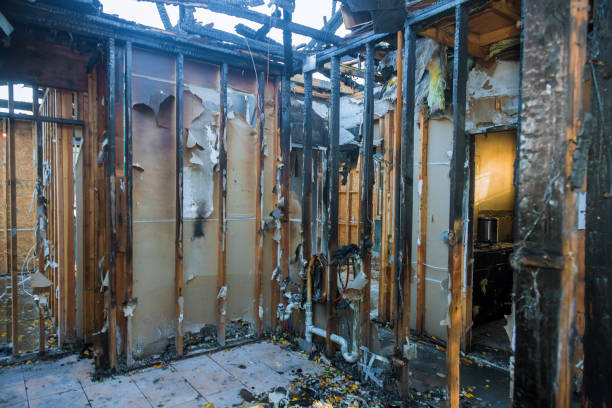 Professional Smoke Damage Restoration technician working in Lebanon, OH